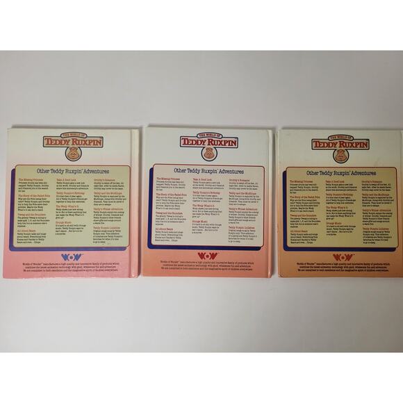 Vintage The World of Teddy Ruxpin Books - Picture 2 of 2